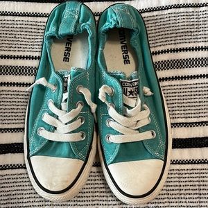 Turquoise converse